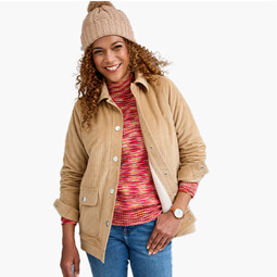 Fleece Lined Cord Jacket